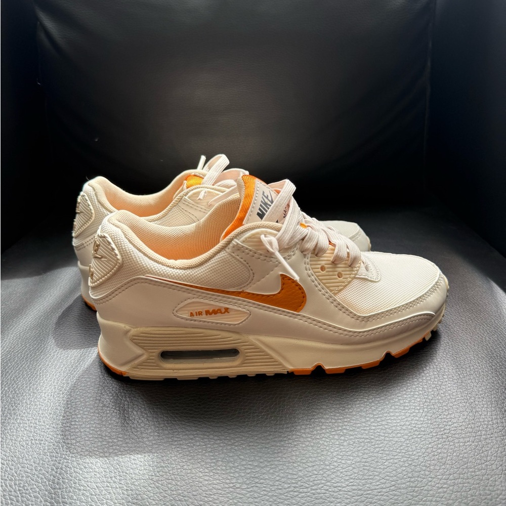 Nike Air Max Sneakers in Cream and Orange